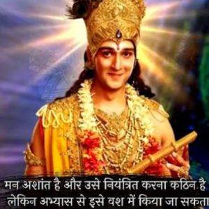 Positive Krishna Quotes on Life in Hindi 22
