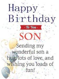 birthday wishes for son 4