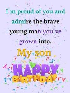 blessed birthday wishes for son 3